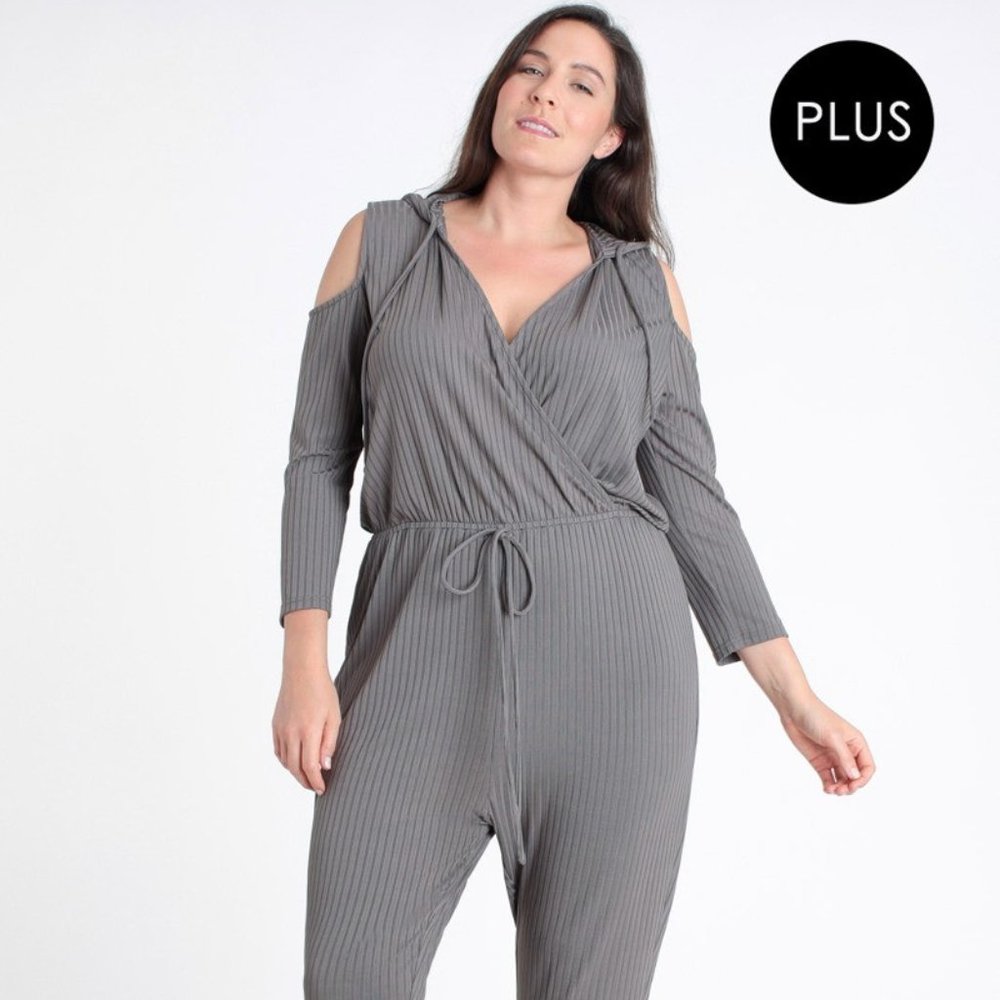 Symphony Pullover Hoodie Jumpsuits Gray NWT
